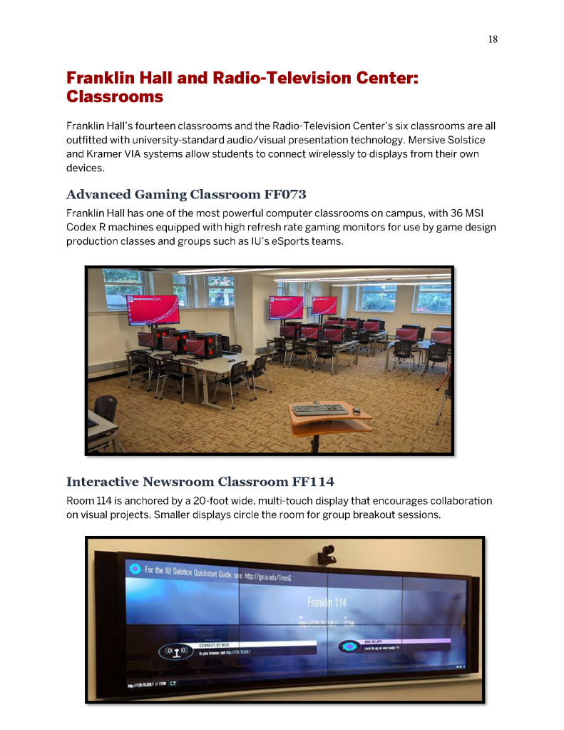 Page eighteen of The Media School's "Tech Book."